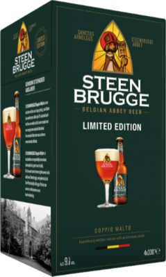 Steenbrugge Doppio Malto 4pack met flesjes van 33cl Steenbrugge Doppio Malto 4pack met flesjes van 33cl